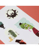 Tattoos (set van 10) | terror