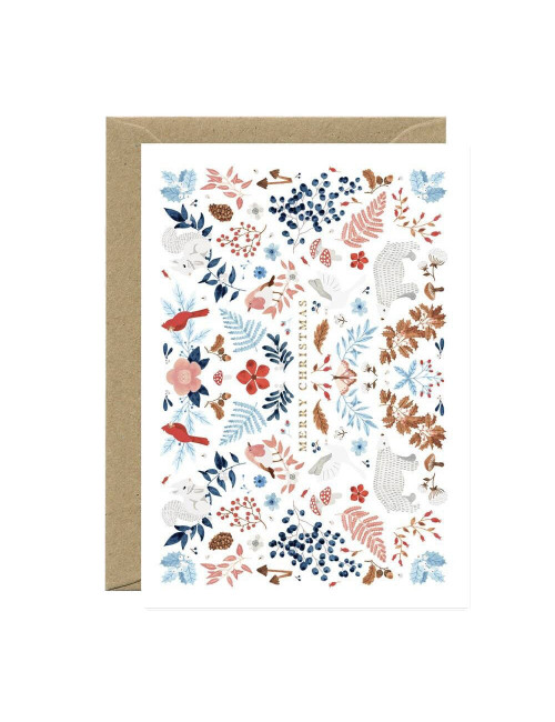 Wenskaart | white winter