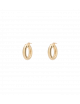 Oorbellen Goud | thick plain hoop