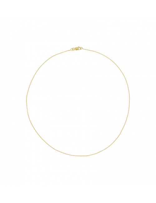 Halsketting Goud 43 | anchor plain