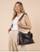 Handtas Sienna (large) | black soft grain leather