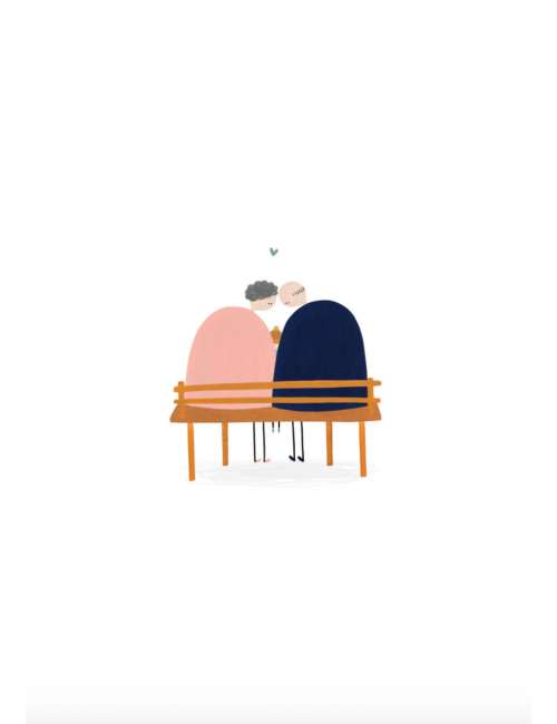 Greeting Card nr. 28 | older couple