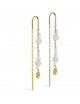 Oorbellen Goud Sofia | white/pearls