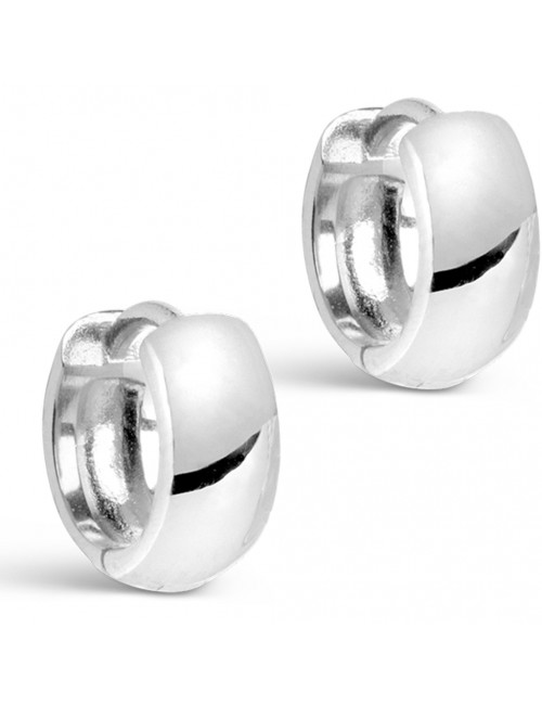 Oorbellen Classic Wide | zilver