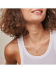 Halsketting Lola Refined Goud | light pink