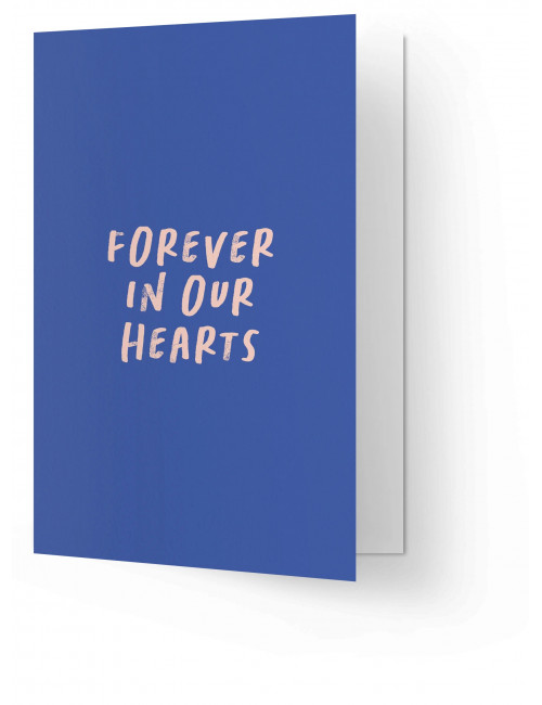 Wenskaart | forever in our hearts