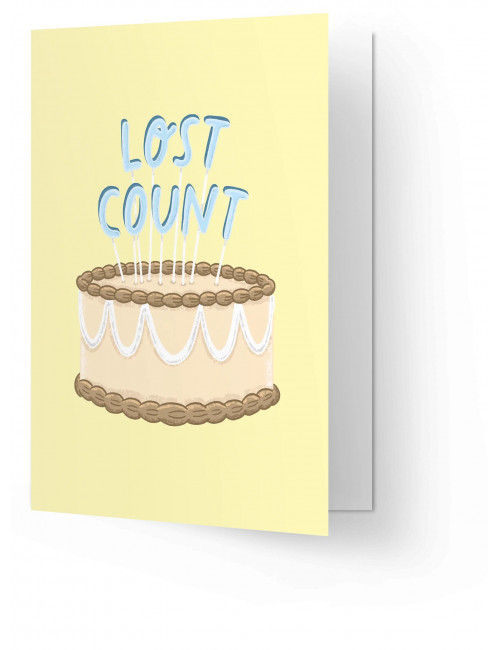 Wenskaart | lost count