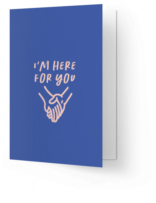 Wenskaart | here for you