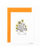 Wenskaart | envelop with flowers