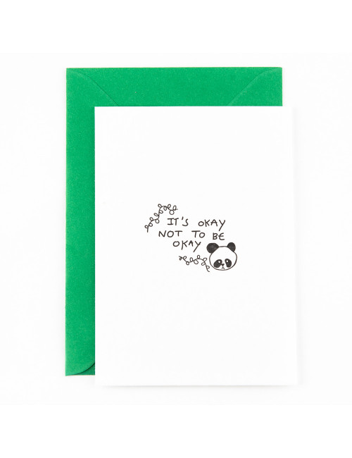 Wenskaart | it's okay not to be okay