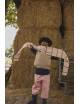 Sjaal Igor (1Y-6Y) | cream/red