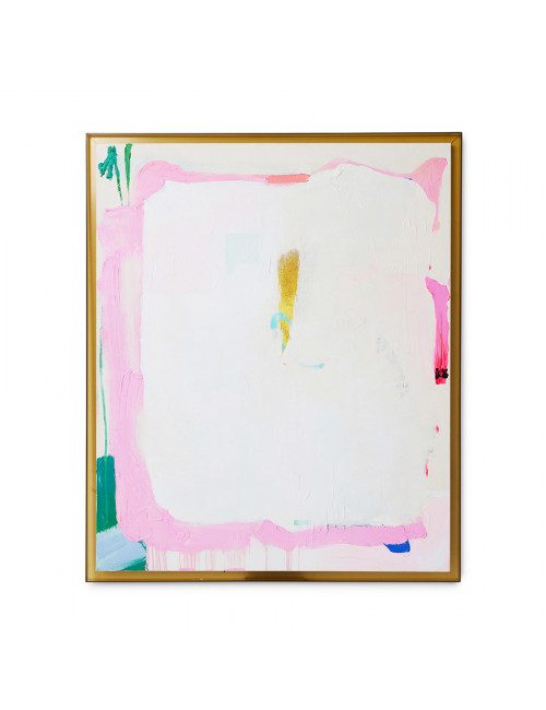 Ingelijst Kunstwerk 127x152 cm | white sands
