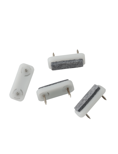 Glide Vilt Cover (set van 4) | wit