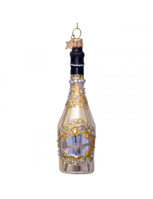 Ornament Champagne Fles | goud