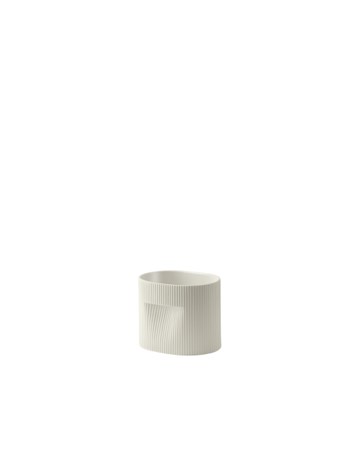 Ridge Bloempot H15 cm | off-white
