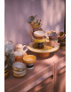 70s Ceramics Taartplateau | papaya