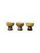 70's Ceramics Tapas Kom op Voet | creek/large