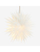 Hangende Papieren Lichtster | creme/goud glitter