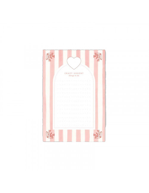 Blocnote | pink stripes