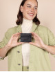 Mark Cardcase Maxi | zwart classic leder