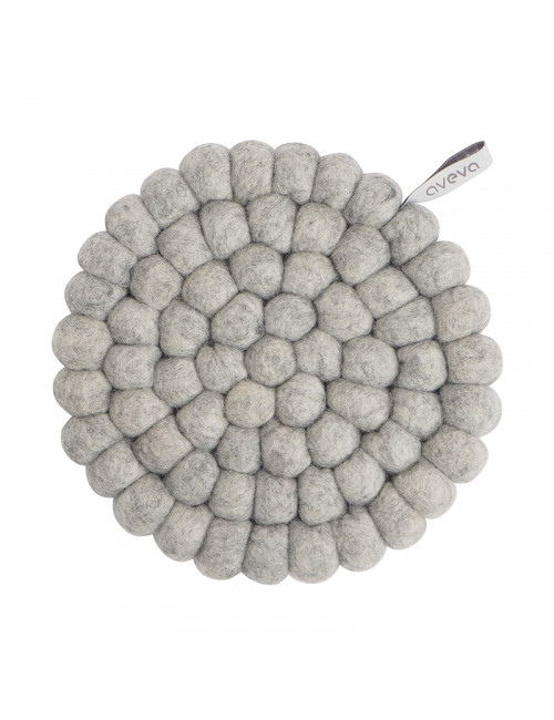 Potonderzetter Rond | raw grey
