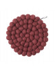 Potonderzetter Rond | burgundy