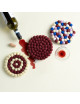 Potonderzetter Rond | burgundy