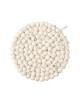 Potonderzetter Rond Large | marble white