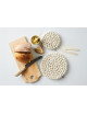 Potonderzetter Rond Large | marble white