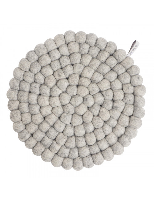 Potonderzetter Rond Large | raw grey
