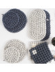 Potonderzetter Rond Large | raw grey