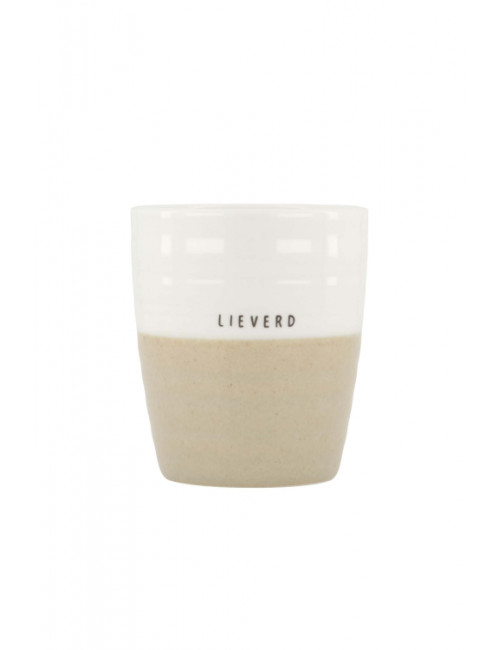 Koffiemok | lieverd/zand