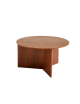 Slit Table Round Ø65 | walnut