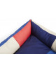 Hondenmand Medium | red/blue