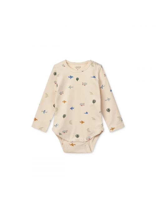 Yanni Romper | ecru/aviator