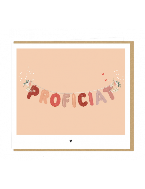 Wenskaart | proficiat