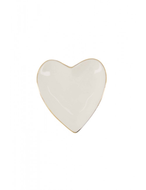 Schaal Hart | wit