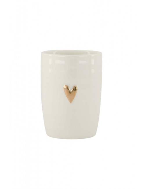 Koffiemok | hartje/goud