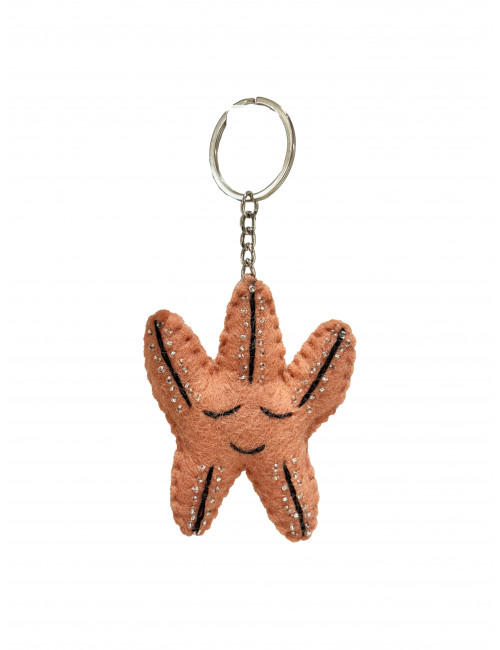 Handgemaakte Sleutelhanger | zeester