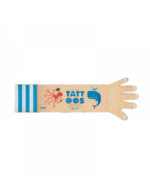Tattoos (set van 10) | oceaan