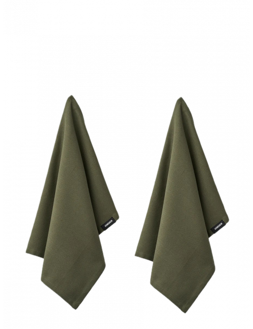 Organische Keukenhanddoek (set van 2) | evergreen