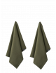 Organische Keukenhanddoek (set van 2) | evergreen