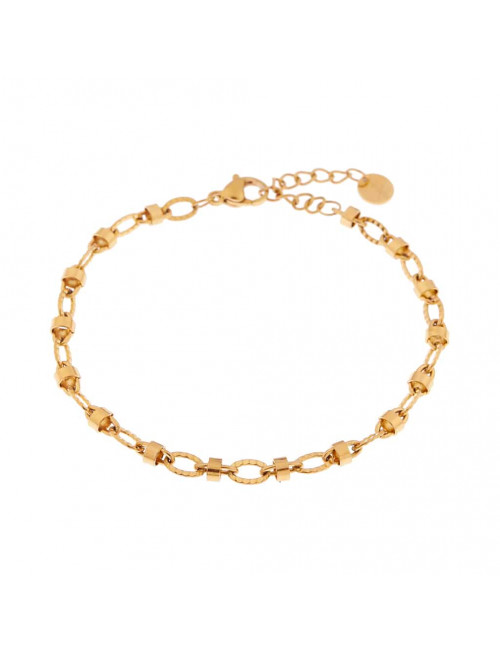 Armbandje Oval Loop | goud