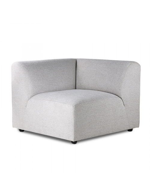 JAX Sofa Element Hoek Einde Rechts | sneak lichtgrijs