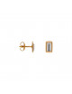 Stud Shiny Rectangle (per stuk) | goud