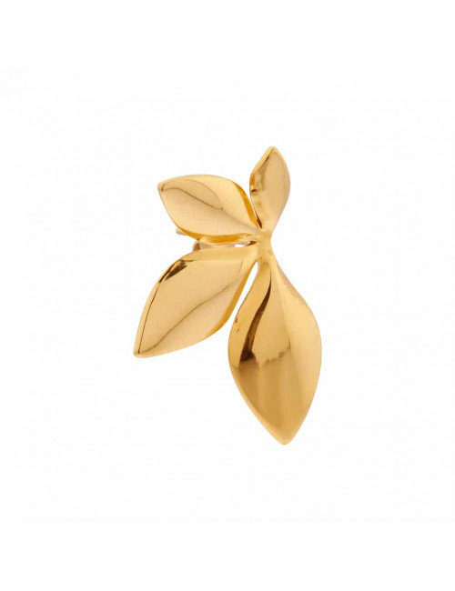 Stud Half Flower (per stuk) | goud