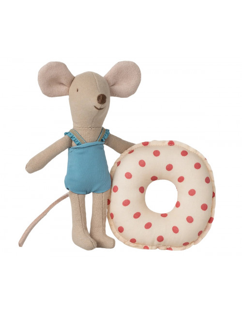 Strand Muis met Zwemband | kleine zus