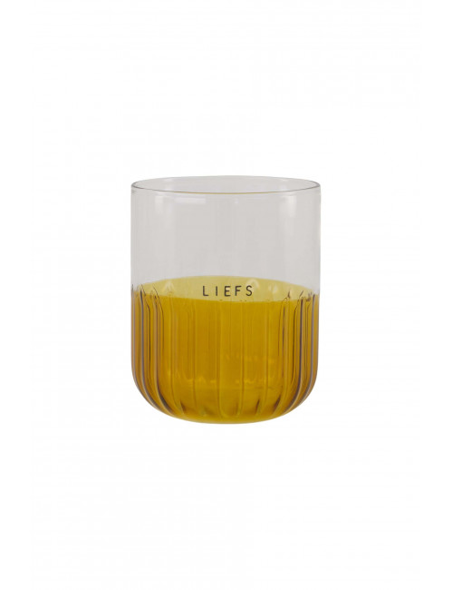 Glas Transparant | liefs/oker
