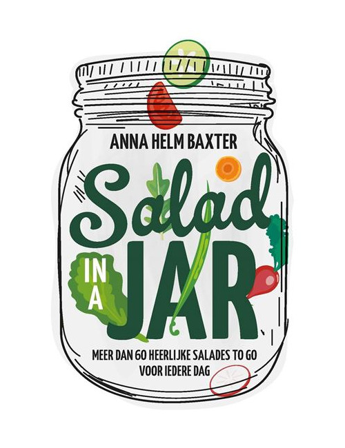Boek Salad In A Jar | Anna Helm Baxter