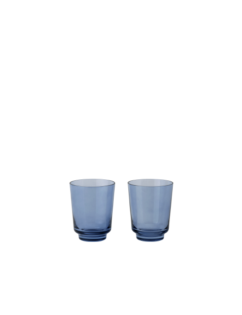 Glas Raise (set van 2) | dark blue